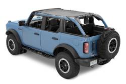 Bestop - Bestop 52423-11 Mesh Safari Access Bimini Top for 21-25 Ford Bronco 4DR - Image 1