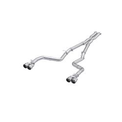 MBRP Exhaust - MBRP Exhaust S7116AL AL 3" Cat-Back Dual Exit w/o Muffler for 15-16 Challenger - Image 1
