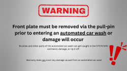 STO N SHO - STO N SHO SNS126 Quick Release License Plate Bracket 12-16 Porsche Panamera 4 - Image 2