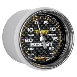 AutoMeter - AutoMeter 200774-40 Marine Mechanical Vacuum/Boost Gauge 2-1/16" 20PSI - Image 3