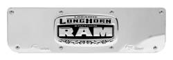 Gatorback - Gatorback Replacement 19"-21" Mud Flap Plate SS for Longhorn Logo GB755678 - Image 1