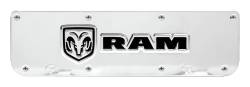 Gatorback - Gatorback Replacement 19"-21" Mud Flap Plate SS for RAM Head Logo GB755685 - Image 1