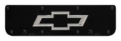 Gatorback - Gatorback Replacement 19"-21" Mud Flap Plate Black Bowtie Logo GB755718BT-FULL - Image 1