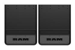 Gatorback - Gatorback 19"x24" Rear Dually Black Mud Flaps for RAM Text Logo GM1924RT - Image 1