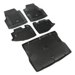 Rugged Ridge - Rugged Ridge 12988.10 All Terrain Floor Liner Set Black 97-06 Jeep Wrangler TJ - Image 1