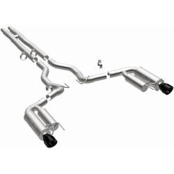 MagnaFlow Exhaust Products - MagnaFlow 19645 Comp Series Black Chrome Tips Cat-Back System for 24-25 Mustang - Image 2