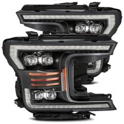 AlphaRex - AlphaRex 880182 Black LED Projector Headlights for 18-20 Ford F150 - Image 1