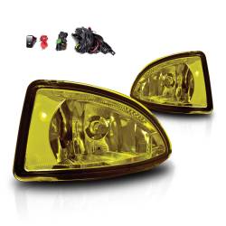 Winjet - Winjet CFWJ-0033-Y Yellow Fog Lights w/Wiring Kit for 04-05 Honda Civic - Image 2