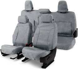 Seat Saver - Seat Saver SS3475WFGY Waterproof Polyester SeatSaver Front Row Seat Covers Grey - Image 2