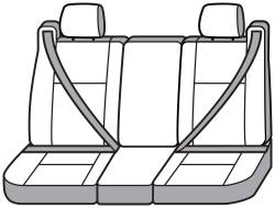 Seat Saver - Seat Saver SS3345PCCH Polycotton SeatSaver Front Row Seat Covers Charcoal - Image 2