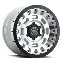 ICON Alloys - ICON ALLOYS HAMMER PRO SILVER MACHINE 17 x 8.5/6 x 5.5/25MM/5.75" BS - Image 1