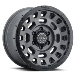 ICON Alloys - ICON ALLOYS HAMMER PRO CHARCOAL 17 x 8.5/6 x 5.5/0MM/4.75" BS - Image 1