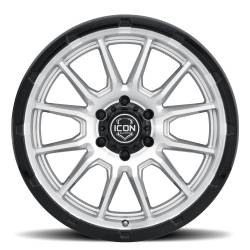 ICON Alloys - ICON Alloys 8320905556SMGB CAJON SILVER MACH GB LIP 20x9 5x150 16MM 5.625" BS - Image 2