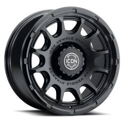 ICON Alloys - ICON ALLOYS RANCHO DBL BLACK 20 x 9/8 x 180/12mm/5.5" BS - Image 1