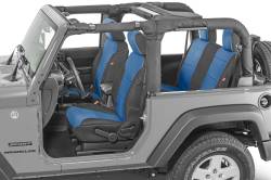 Diver Down - Diver Down 14167-2045 Seat Cover for 13-18 Jeep Wrangler JK Blue Neoprene Pair - Image 1
