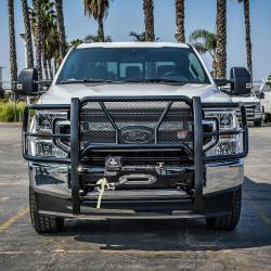 Westin - Westin 57-94015 HDX Winch Mount Grille Guard Push Bar for F250 Super Duty Black - Image 2
