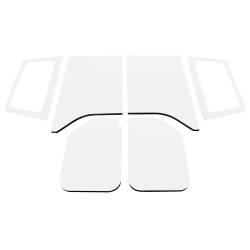 Design Engineering - Design Engineering 50287 White Finish Complete Headliner Kit for Wrangler JK 2DR - Image 1