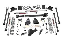 Rough Country Suspension Systems - Rough Country 50741 6" M1 4-Link Lift Kit 17-22 Ford F250/F350 SD Diesel 4WD - Image 1