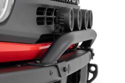 Rough Country Suspension Systems - Rough Country 51136 Black Front Bumper Bull Bar w/LED for 21-24 Ford Bronco - Image 5