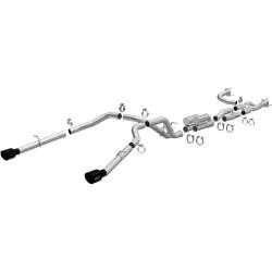 MagnaFlow Exhaust Products - MagnaFlow 19704 SPEQ Series Black Chrome Cat-Back System - Image 1