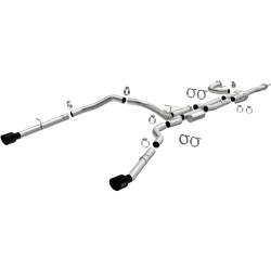 MagnaFlow Exhaust Products - MagnaFlow 19705 SPEQ Series Black Chrome Cat-Back System - Image 1