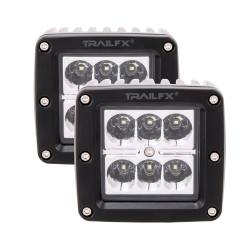 TrailFX - TrailFX 3X2S2 3x2 LED Spot Light 6 LEDs 3W Clear Lens - Image 1