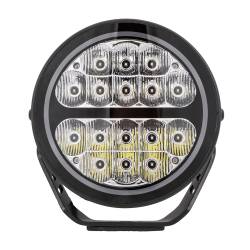 TrailFX - TrailFX 7RNDF2 7" Round LED Light 16 LEDs 5W Clear - Image 1