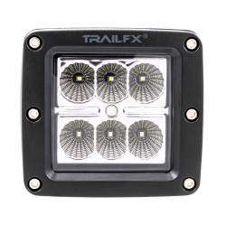TrailFX - TrailFX 3X2F1 3x2 LED Flood Light 6 LEDs 3W Clear Lens - Image 1