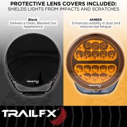 TrailFX - TrailFX 7RNDS2 7" Round LED Light 16 LEDs 5W Clear - Image 2