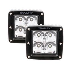 TrailFX - TrailFX 2X2S2 2x2 LED Spot Light 4 LEDs 5W Clear Lens - Image 1