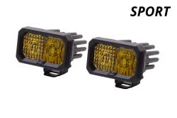 Diode Dynamics - Diode Dynamics DD6391P Stage-2" LED Pod Sport Yellow Combo Standard ABL PAIR - Image 12