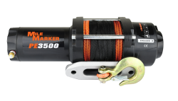 Mile Marker - Mile Marker 77-53112BW PE3.5 Waterproof ATV/UTV 3500lb Synthetic Rope Winch - Image 29