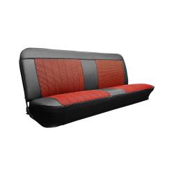 Brothers Trucks - Brothers Trucks UP66H00BLKRED Chevrolet & GMC Seat Cover - Image 1