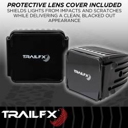 TrailFX - TrailFX 2X2AMS2 2x2 LED Auxiliary Light 4 LEDs 5W Clear Lens - Image 2