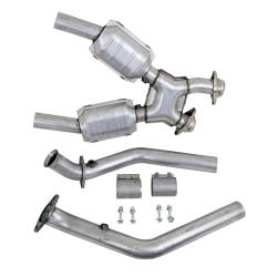 BBK Performance Parts - BBK Performance 1670 2.5" Long X-Pipe w/Converters for 99-04 Mustang 4.6L/Cobra - Image 259