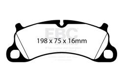 EBC Brakes - EBC Brakes DP42144R Yellowstuff Street & Track Brake Pads for 12-15 911 - Image 1