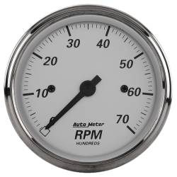 AutoMeter - AutoMeter 1995 American Platinum Tachometer Gauge 0-7000RPM 3-1/8" - Image 1