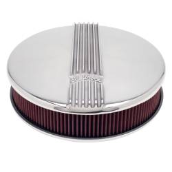Edelbrock - Edelbrock 4117 Classic Series Round Air Cleaner for Single 4-Bbl Carb 3" Element - Image 1