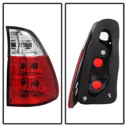 Spyder Auto - Spyder Auto 5000835 Red/Clear LED Taillights for 00-06 BMW X5 - Image 4