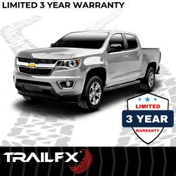 TrailFX - TrailFX 1130308093 3" Round Black Steel Nerf Bar w/Step Pads Rocker Mount - Image 2
