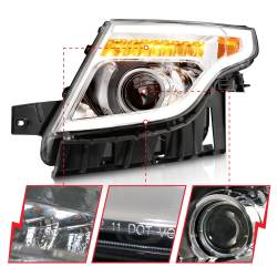 Anzo USA - Anzo USA 111576 Projector Headlight Set for 11-15 Explorer - Image 3
