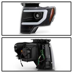 Spyder Auto - Spyder Auto 5087591 Black Light Bar Projector Headlights for 13-14 Ford F150 - Image 2