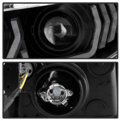 Spyder Auto - Spyder Auto 5087867 Projector Headlights DRL U-Shape Black for 16-20 Honda Civic - Image 3