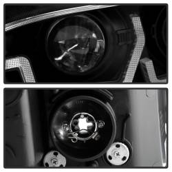 Spyder Auto - Spyder Auto 5087867 Projector Headlights DRL U-Shape Black for 16-20 Honda Civic - Image 4