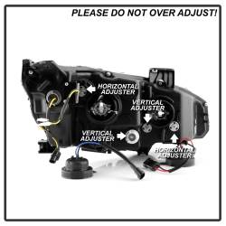 Spyder Auto - Spyder Auto 5087867 Projector Headlights DRL U-Shape Black for 16-20 Honda Civic - Image 6
