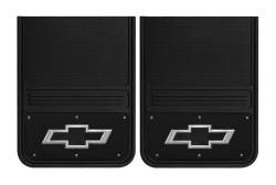 Gatorback - Gatorback GB1418BT-FULL 14"x18" Universal Black Mud Flaps Bowtie Logo - Image 1