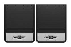 Gatorback - Gatorback 19"x24" Rear Dually Black Mud Flaps Chevrolet Logo GB1924C - Image 1