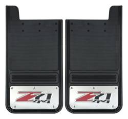 Gatorback - Gatorback GB1223Z71 12"x23" Universal Black Mud Flaps Z-71 Logo - Image 1