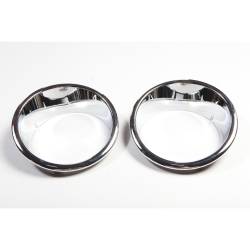 Rugged Ridge - Rugged Ridge 13311.20 Chrome Headlight Bezel Kit for 07-18 Jeep Wrangler JK - Image 1