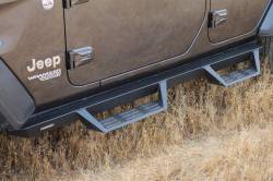 Raptor Series - Raptor GTS74JP RT Drop Steps Black Textured Alloy Steel for Jeep Wrangler JL 4DR - Image 2